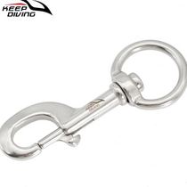 316 stainless steel single head hook rotating ring single hook spring buckle scuba diving equipment accessories SSA-DT120Y