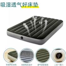 INTEX camping folding enlarged air mattress single and double tent air bed childrens outdoor portable travel bed