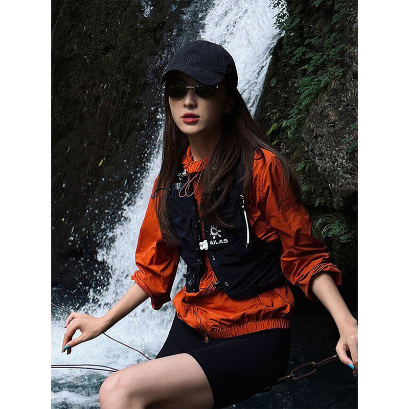Fiery Fire【Orange Flame】Summer Mountain Style Sporty Casual Hooded Sun Protection Jacket for Women, New Summer Product with Cooling Effect Fiery Fire【Orange Flame】Summer Mountain Style Sporty Casual Hooded Sun Protection Jacket for Women, New Summer Product with Cooling Effect