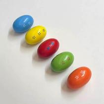 New Trumpet Wooden Sand Egg Toddler Percussion Instrument Childrens Wooden Infant Early Education Colorful Sand Ball Kindergarten Teaching Aids