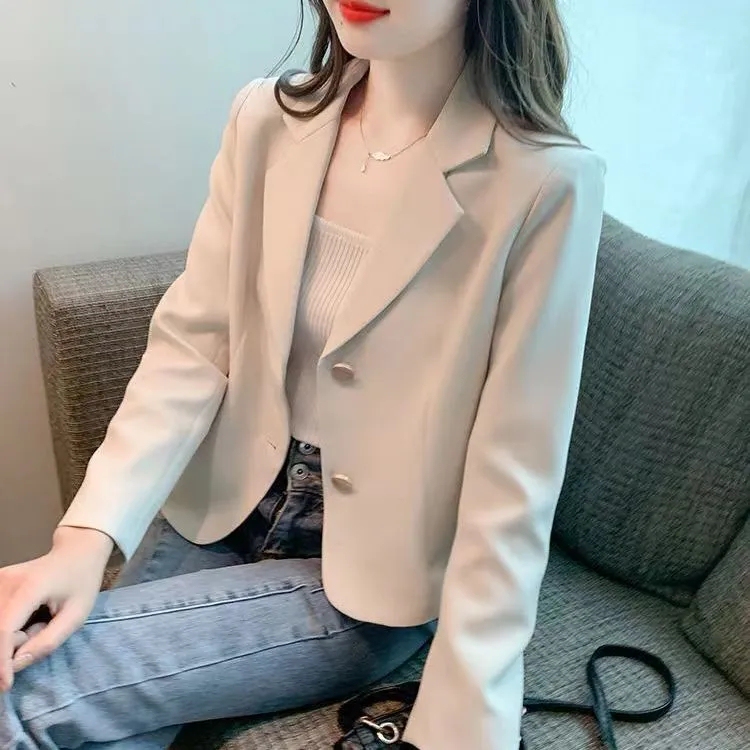 Short Blazer for Petite Women, 2025 Spring New Fashion, Stylish and Elegant, Unique Design Top Short Blazer for Petite Women, 2025 Spring New Fashion, Stylish and Elegant, Unique Design Top