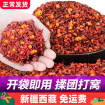 Xinjiang Tibet cow nest musk rice herring nest material grass bream bait wild fishing crucian carp carp bottom nest material fishing