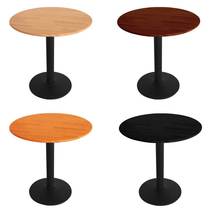 Nordic solid wood dining table round table modern simple fast food dining table square table small apartment milk tea shop restaurant cafe table