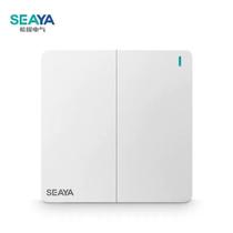 Xiya wireless switch remote control switch wiring-free wireless panel 220v smart double open dual control random sticker