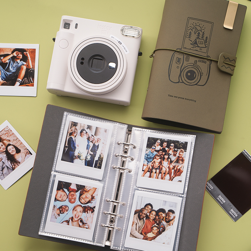 Polaroid Sq Photo Album Square Photo Paper Storage Album Square Album Inner Pages Loose-Leaf 4inch Sq1/6/40 Polaroid Sq Photo Album Square Photo Paper Storage Album Square Album Inner Pages Loose-Leaf 4inch Sq1/6/40