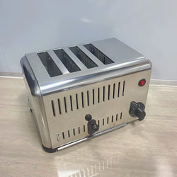 Four pieces of multi -furnace bakery machine commercial fully automatic vomiting driver square bag breakfast machine sandwiches sandwiches baked bread sheet