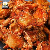 Qingdao specialty spicy sea crab snacks ready-to-eat canned crispy sweet and spicy seafood snacks spicy and crispy crabs