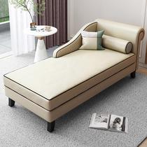 Casual fabric chaise lounge small apartment home sofa chaise couch bedroom balcony hotel apartment bed and breakfast single