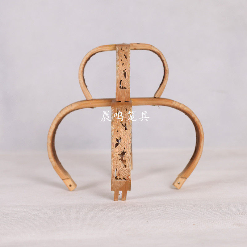 Bird Cage Accessories Engraving Cage Grip Purple Bamboo Bamboo Products Painting Brow Thyme Bird Cage