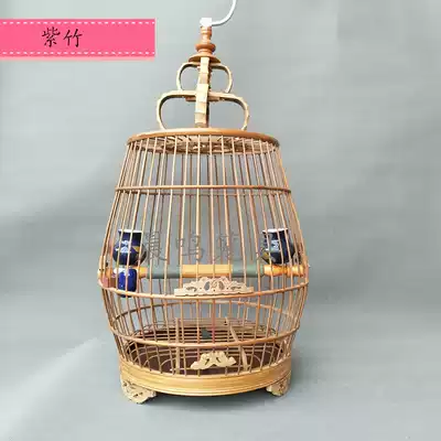 Boutique waist drum thrush bird cage purple bamboo products starlings four likes bird cage old bamboo drum low bird cage accessories