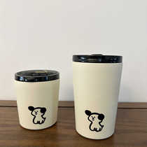Support customized logo water cups advertising party commemorative gifts custom-made big-eared dog thermos cups engraved tumblers