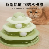Кошка поворотный шарик трех -слоя игрушки -кошачья игрушка -хе -хе -хе -хе -ха -охлады