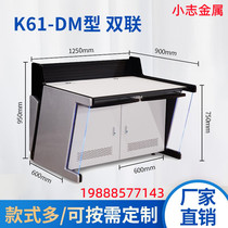 Customized computer room command center console monitoring console triple double platform table 5-link TV wall