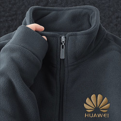 Fleece Outwear overalls embroidered LOGO Fall and winter stand collar Outwear Cardigan parka printing enterprise group work clothes