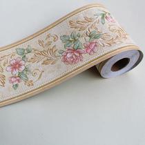 Self-adhesive European 3D three-dimensional waistline living room bedroom bathroom tile waterproof wall sticker wall skirt sticker