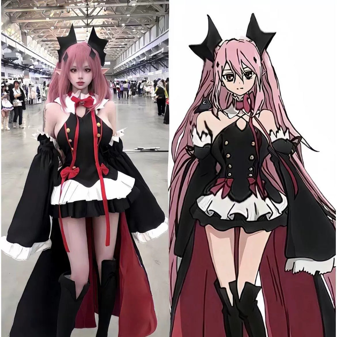 变装 XHWSER] そそい 结束的炽天使 克鲁尔·齐佩西 角色扮演 服装 耐