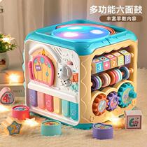 Special clearance baby large hand clapping drum music drum clapping drum childrens educational rechargeable drum 1 year old 0 baby toys