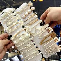 1Set Handmade Pearls Hair Clips Pin for Women Faion Geomet