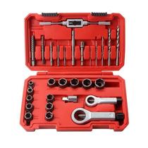 New factory 29pcs broken wire extractor drill bit tap nut extractor No. 1 2# set hardware combination tool