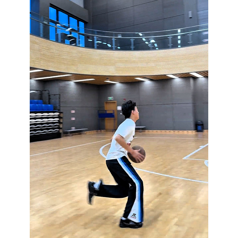 Legendary Brand Pants, Slightly Flared Straight-Leg Wide-Leg Long Pants, Men's Casual Basketball Pants, Blue and White Striped Sports Sweatpants, Trendy Legendary Brand Pants, Slightly Flared Straight-Leg Wide-Leg Long Pants, Men's Casual Basketball Pants, Blue and White Striped Sports Sweatpants, Trendy