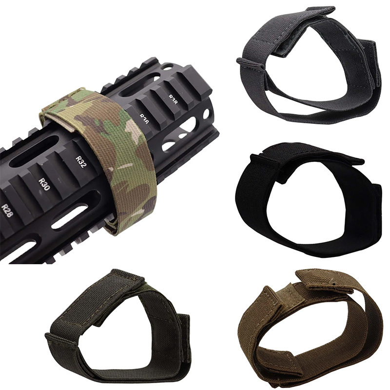 Tactical Elastic Magnetic Fixing Strap Nylon Functional Rope Binding Strap Storage and Organization Portable Equipment Adapter