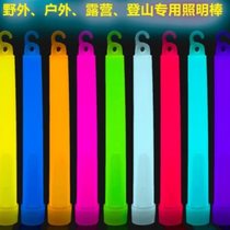 Speed Haircut 6 Inch Large Band With Hook Concert Adventure Camping Night Light Stick Silver Light Stick Firefly Big k white