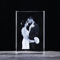 Personalized 3D Image Photo Frame Laser Engraved Pets Weddin