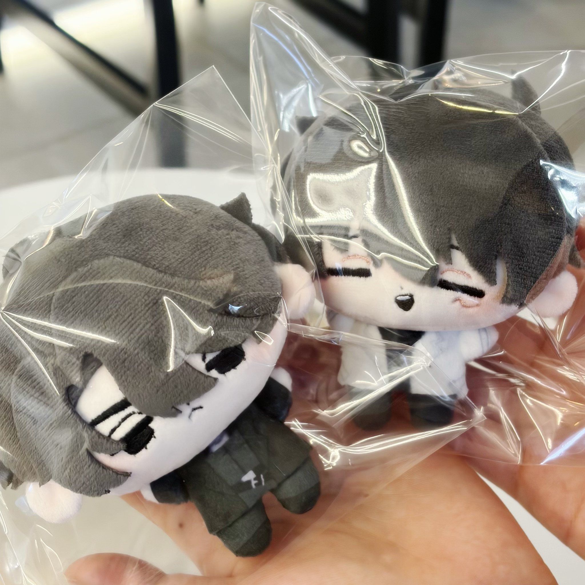 Omniscient Reader's Viewpoint Kim Dokja and Yoo Joonghyuk plush doll pair detail image 2