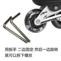 Skate shoe screws and nuts universal roller skate accessories childrens skate wheel spikes roller skates long and short male and female spikes