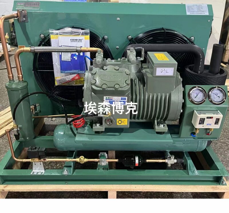 浙江大明制冷压缩机3P4P5P6P冷冻保鲜库风冷机组 小四缸 制冷设备(pic13)