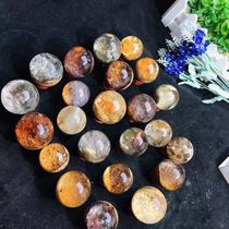 Artificial ghost ball exquisite green cornucopia thousand layer pyramid colorful ghost rainbow single bead artistic conception decoration