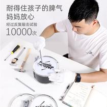 Drum set for children beginners toy musical instrument jazz drum boy baby 5-8 drum home practice 3-6@