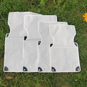 Durable Oxford Cloth Double-Layer Thickened Folding Chair Replacement Fabric Accessories Chair Cushion Small Stool Fabric Cover