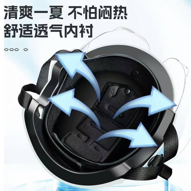 New National Standard 3C Certification (Guaranteed Compensation if Damaged) Electric Motorcycle Helmet, Summer Sun Protection, Unisex Safety Helmet