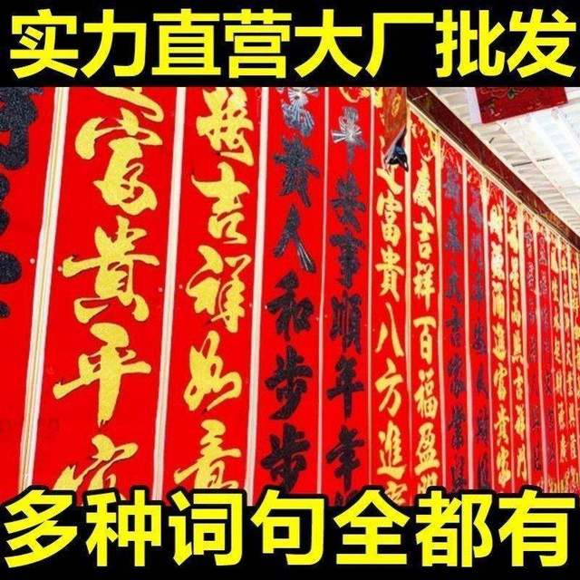 2025 New Year Couplets Spring Festival Door Stickers Special Price New Year Couplets for Home Creative Fortune Characters New Year Decorations