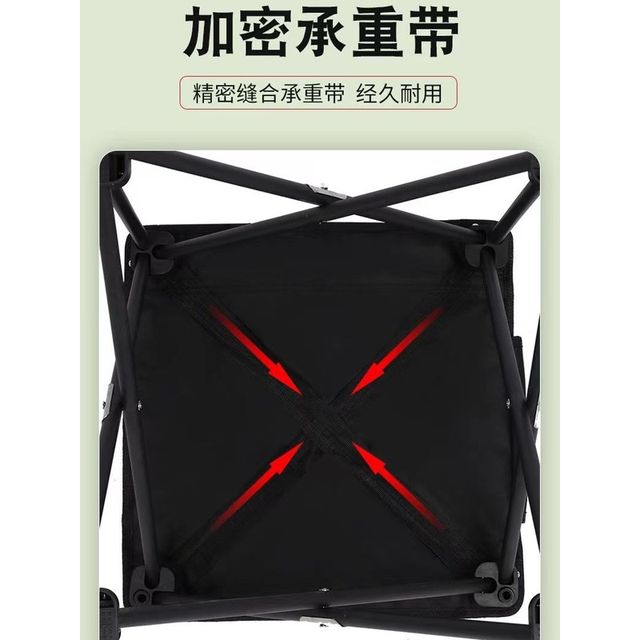 Durable Oxford Cloth Double-Layer Thickened Folding Chair Replacement Fabric Accessories Chair Cushion Small Stool Fabric Cover