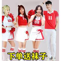 拉拉队服装少女时代性感学生男女足球宝贝校园运动会啦啦操演出服