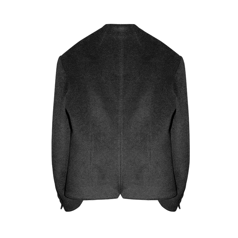 SlightVogue "Zhi" one-piece stand collar wool stand tail suit court jacket