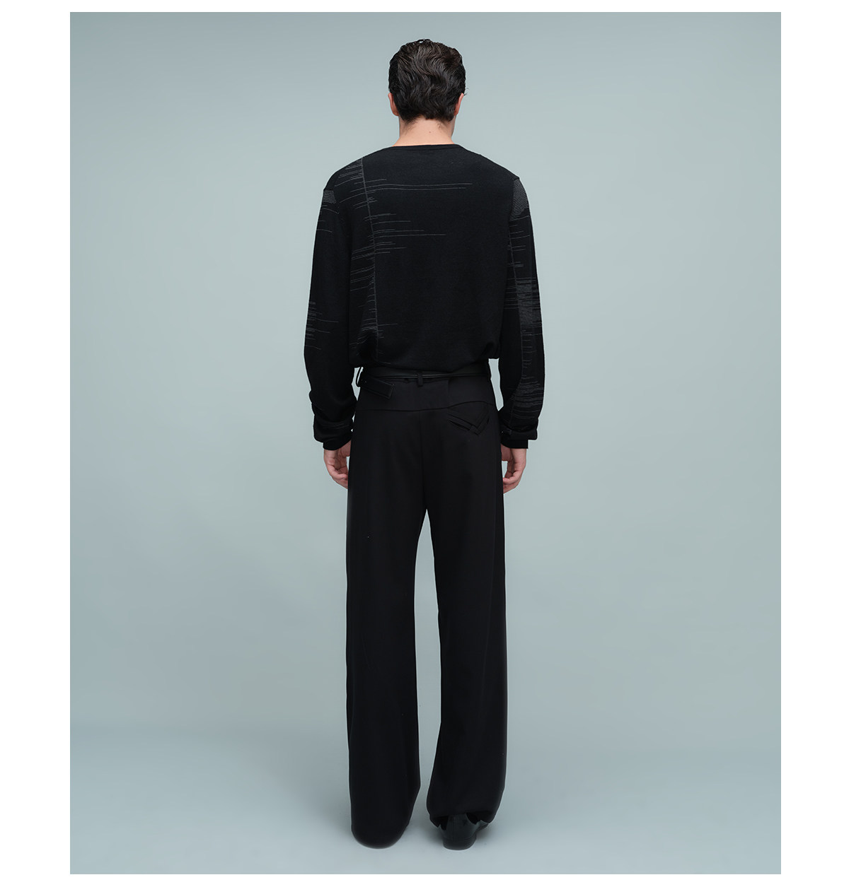 Slight Vogue Straight-Leg Wool Trousers