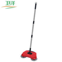 Weiyang WYS-1902 two-in-one push sweeper red multi-function push broom and mop combination