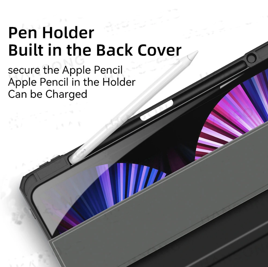 Совместимо с 2022 iPad Pro 11 12.9 чехол iPad Air4/5 iPad 10th 10.9 Clear Cover