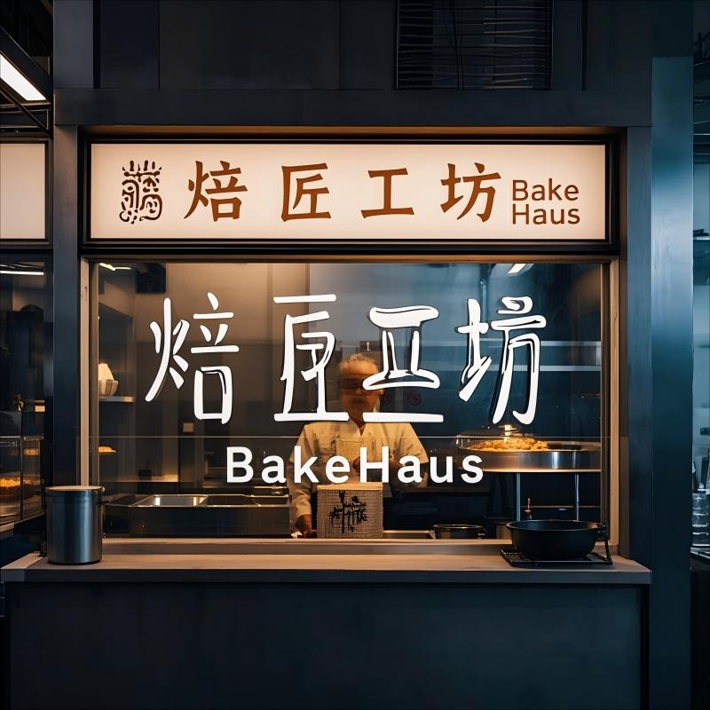 焙匠工坊BakeHaus的LOGO