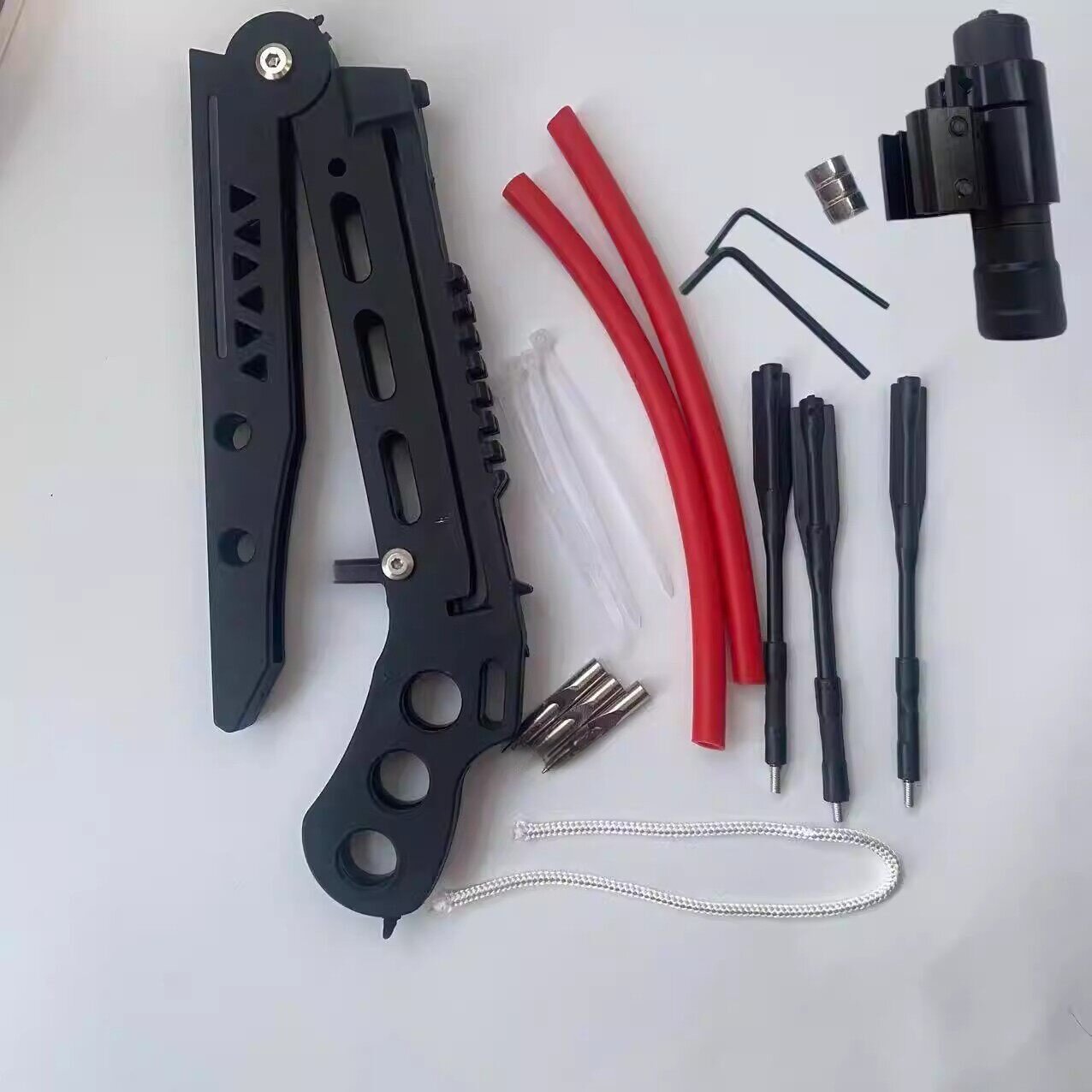 Боу 新款超大号萝卜刀新款成人玩具折叠弹弓成年人专用高精度户外竞技 0431