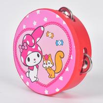 Childrens tambourine wooden kindergarten teacher performance ling drum Orff instrument baby hand drum