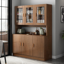 Wine cabinet modern minimalist cabinet household type living room side cabinet against the wall household cupboard storage glass cabinet sideboard