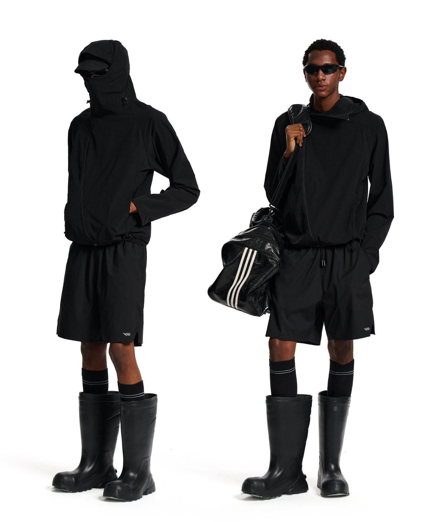 Loopsoon Hooded Diagonal Zip Jacket
