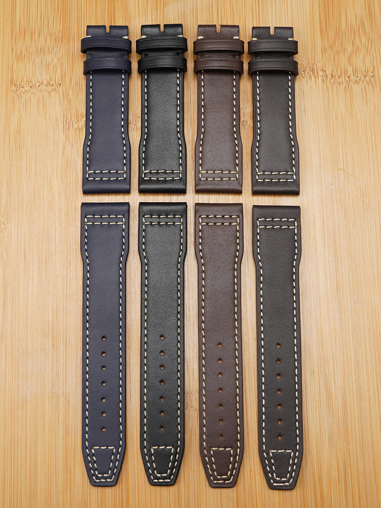 Suitable for Iwc Pilot Genuine Leather Watch Strap Little Prince Mark Xviii Titanium 20 Men's Original Pin Buckle Strap