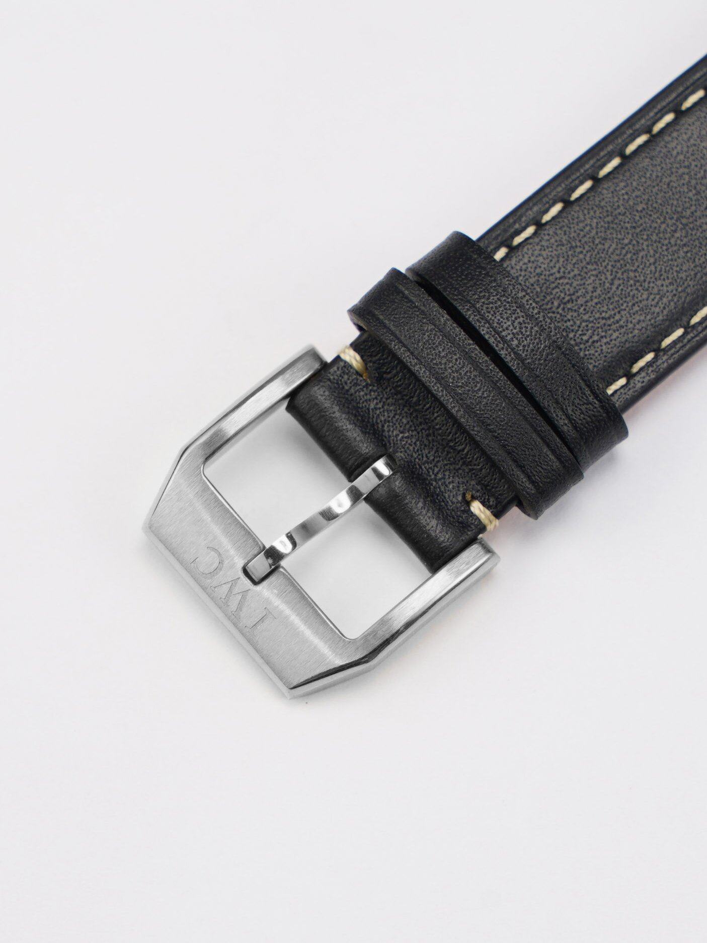 Suitable for Iwc Pilot Genuine Leather Watch Strap Little Prince Mark Xviii Titanium 20 Men's Original Pin Buckle Strap