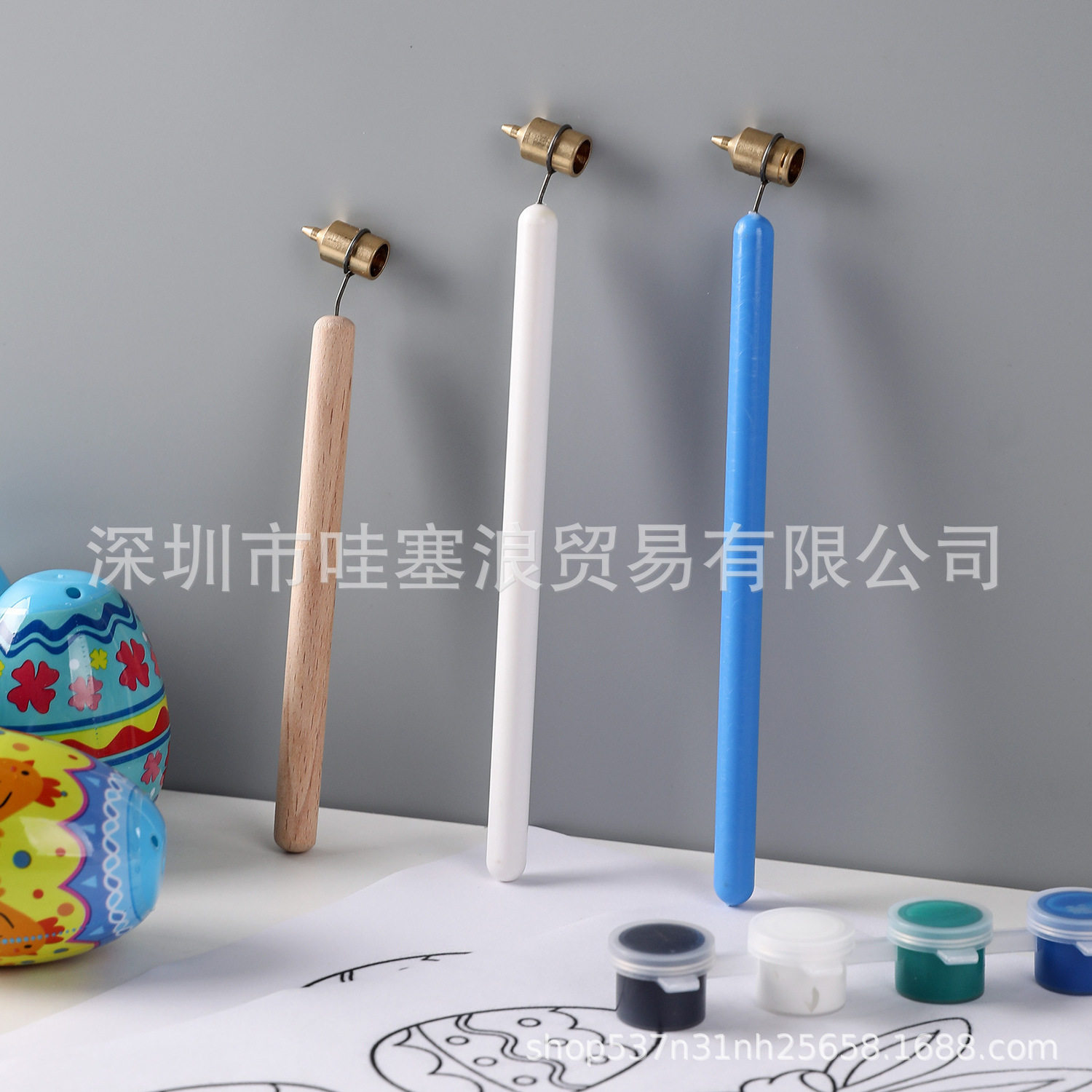 Кисть для рисования 跨境slanting fine line paint pen细节细线液体书写器油漆涂抹笔 Other