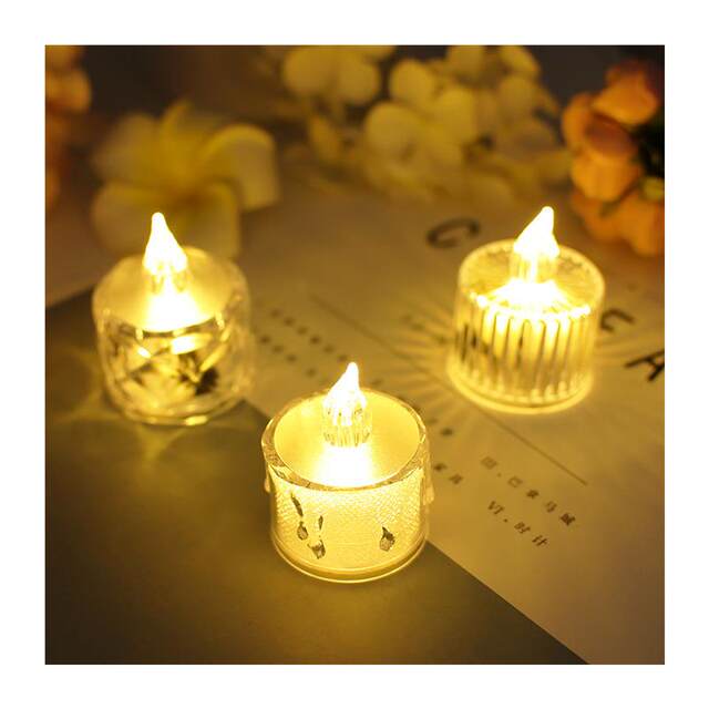 Simulated Electronic Candle Led Light Romantic Birthday Proposal Creative Decoration Setup Scene Candlelight Night Atmosphere
